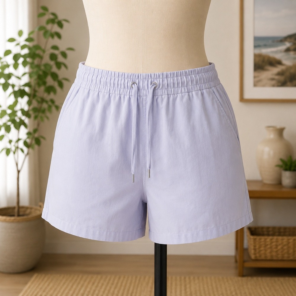 NWT Open Edit Swim Trunks Mens L Purple‎ Puff ED492752MN Nylon Mesh Lined Shorts